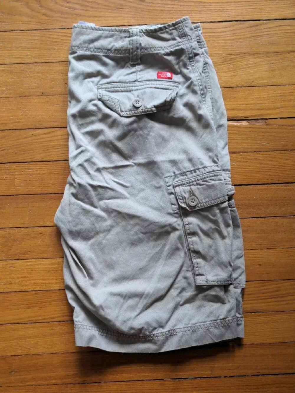 Northface Men's Cargo Shorts — Light Tan Utility Style